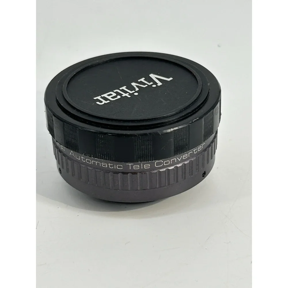 Vivitar Automatic Tele Converter 2X -1 W/ Case & Cap Japan